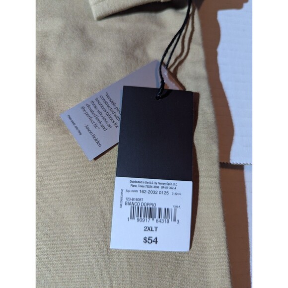 JF J.Ferrar Jason Bolden Brown Shirt 2XLT Heavy stretch NWT - Picture 2 of 6